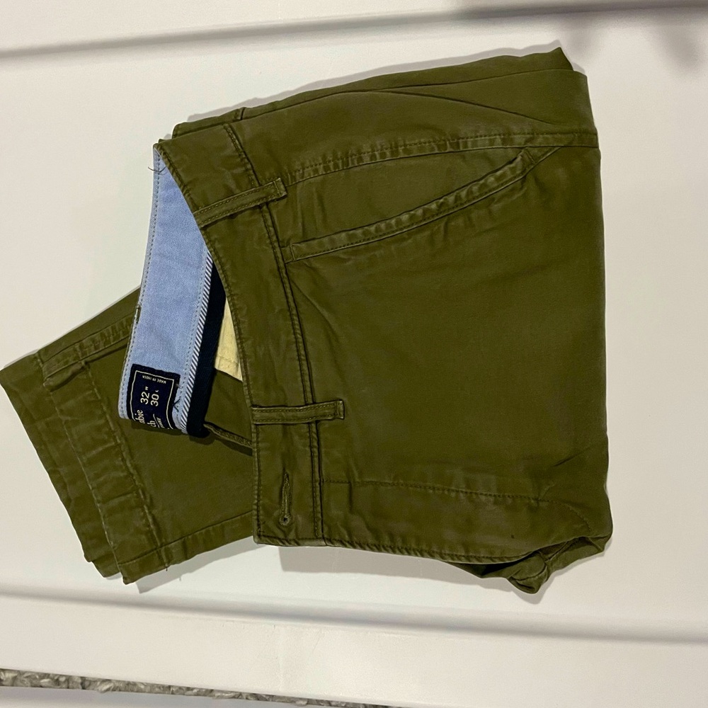 Abercrombie & Fitch Green Pants
